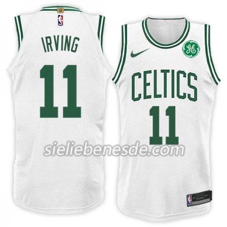 Herren NBA Boston Celtics Trikot Kyrie Irving 11 Nike 2017-18 Weiß Swingman